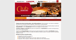 Desktop Screenshot of clubmarches.com